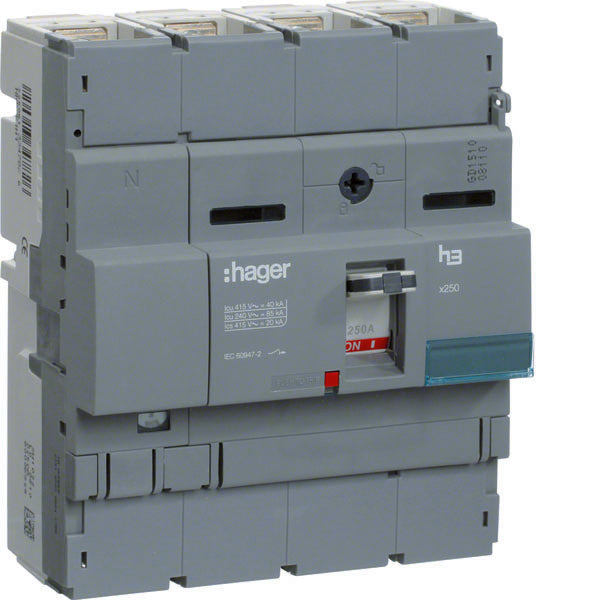 HAG HCB251H INTERRUPTEUR INTERRUPTEUR SECTIONNEUR X250 4P 250A