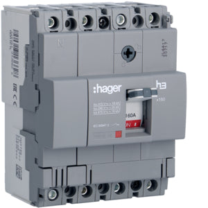HAG HDA161L AUTO BREAK X160 4P 18KA 160A TRIP TM