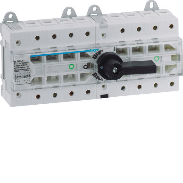 HAG HI405R INTERRUPTEUR ROT MOD 4P 100A 12M