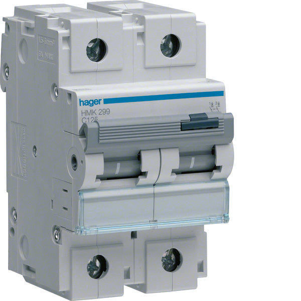 HAG HMK299 DISJONCTEUR 2P 125A 30KA C 3M