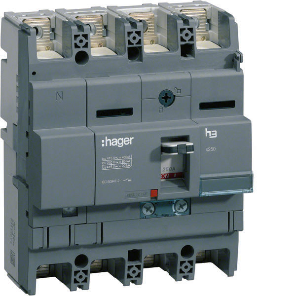 HAG HNB101H AUTO BREAK X250 4P 40KA 100A TRIP TM