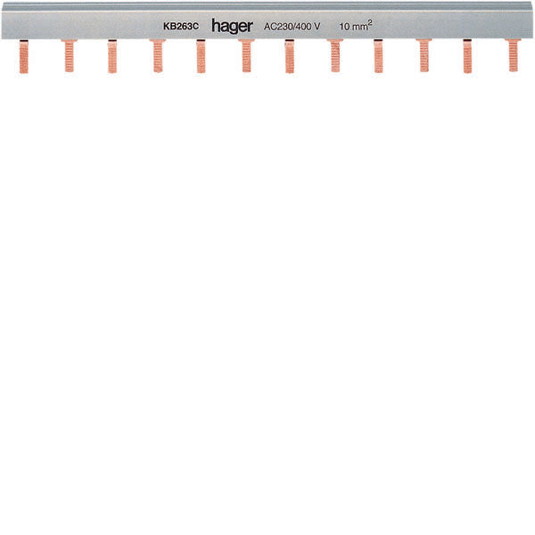 HAG KB263C BARRE D'EXTRÉMITÉ 2P 63A 24M