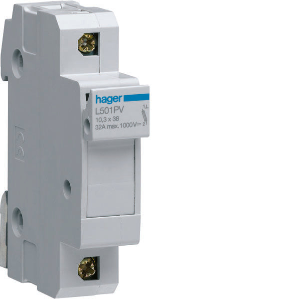 HAG L501PV PORTE FUSIBLE FOT 10 3X38 1P 1M 1000V DC