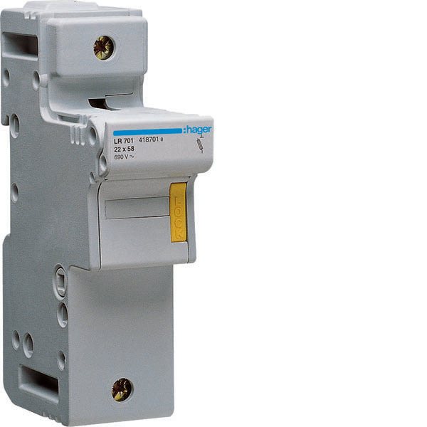 HAG LR701 PORTE FUSIBLE NONACC 22X58 1P 2M