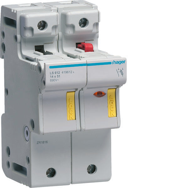 HAG LS612 SUPPORT FUSIB ACCES 14X51 1P+N 3M