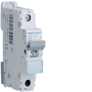HAG MBA120 COMMUTATEUR AUTOMATIQUE 1P 20A 6 KA B 1M