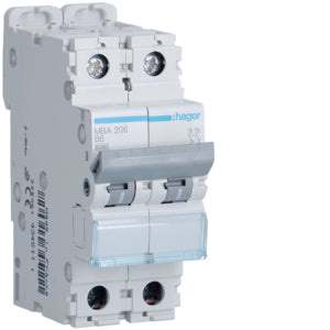 HAG MBA206 COMMUTATEUR AUTOMATIQUE 2P 6A 6 KA B 2M
