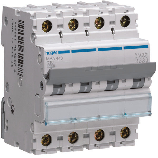 COMMUTATEUR AUTOMATIQUE HAG MBA440 4P 40A 6 KA B 4M