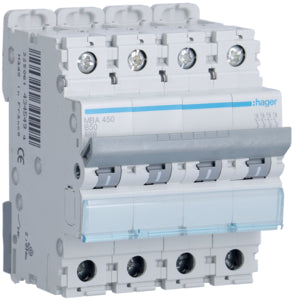 COMMUTATEUR AUTOMATIQUE HAG MBA450 4P 50A 6 KA B 4M