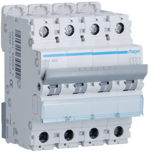 HAG MBA463 COMMUTATEUR AUTOMATIQUE 4P 63A 6 KA B 4M