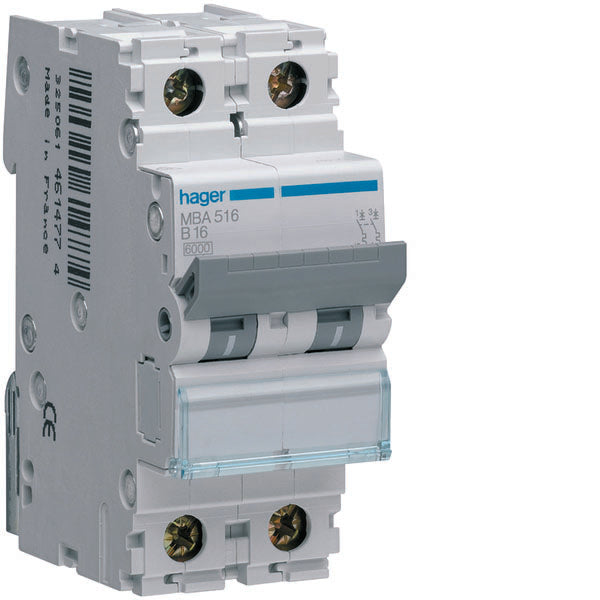 HAG MBA563 COMMUTATEUR AUTOMATIQUE 1P+N 63A 6KA B 2M