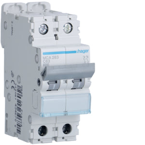 HAG MCA263 COMMUTATEUR AUTOMATIQUE 2P 63A 6 KA C 2M
