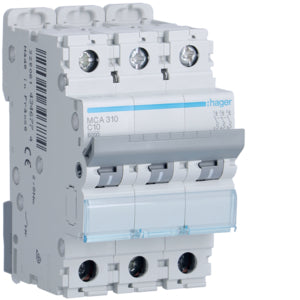 HAG MCA310 COMMUTATEUR AUTOMATIQUE 3P 10A 6 KA C 3M
