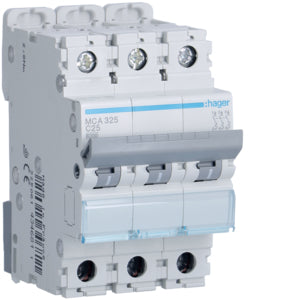 HAG MCA325 COMMUTATEUR AUTOMATIQUE 3P 25A 6 KA C 3M