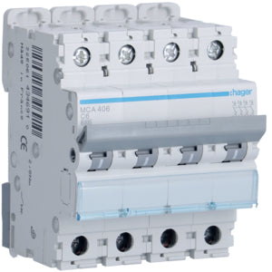 HAG MCA406 COMMUTATEUR AUTOMATIQUE 4P 6A 6 KA C 4M