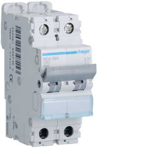 HAG MCA563 COMMUTATEUR AUTOMATIQUE 1P+N 63A 6KA C 2M