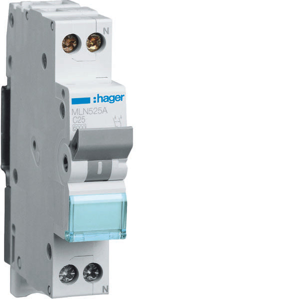 HAG MLN525A COMMUTATEUR AUTOMATIQUE 1P+N 25A 6KA C 1M