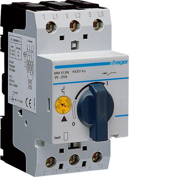 HAG MM513N INTERRUPTEUR MOTEUR 20 25A 2 5M