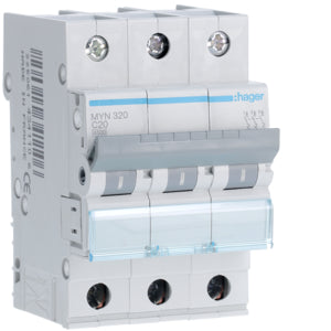 HAG MYN320 COMMUTATEUR AUTOMATIQUE 3P 20A 4 5KA C 3M
