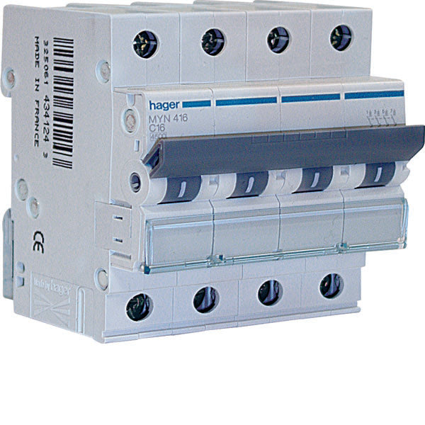 HAG MYN416 AUTO BREAK 4P 16A 4 5KA C 4M