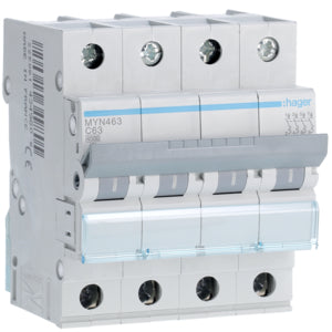HAG MYN463 AUTO BREAK 4P 63A 4 5KA C 4M