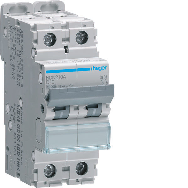 HAG NDN210A COMMUTATEUR AUTOMATIQUE 2P 10A 10KA D 2M