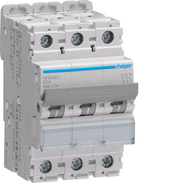 HAG NRN463 DISJONCTEUR 4P 63A 15KA C 4