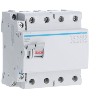 HAG SA480 INT NONAUT 4P 80A ACCES + 1C AUX 4 5M