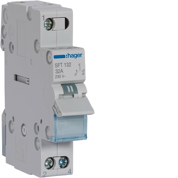 HAG SFT132 COMMUT 1 0 2 1 PÔLE 32A 1 MOD COM HIGH