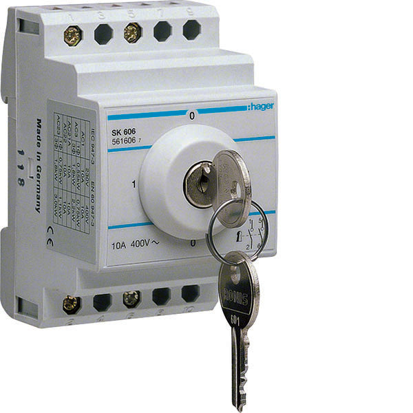 HAG SK606 INTERRUPTEUR A CLE 2NO 3M