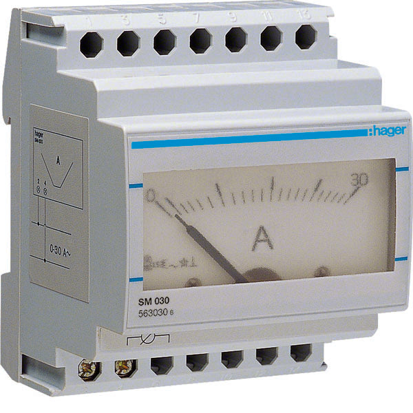 HAG SM030 AMPÈREMÈTRE ANAL DIRECT 0 30A 4M