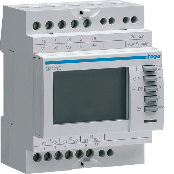 HAG SM101E MULTIMETRE DGT VIFPQA COSPH TEMPS 4M