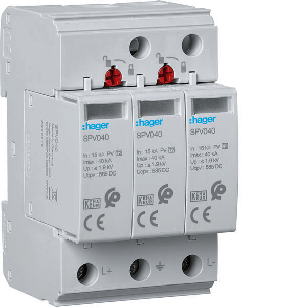HAG SPV340 SPD T2 2P 40KA POUR PHOTOVOLTAÏQUE