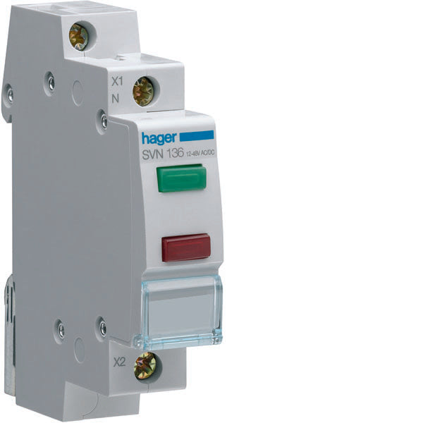 HAG SVN136 1 SIGNAL LUMINEUX VERT + ROUGE 12 48 V 1M