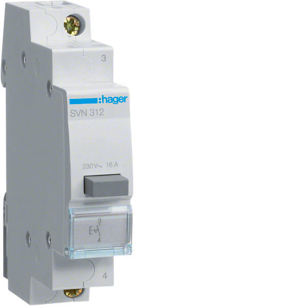 HAG SVN312 1 BOUTON NON LUMINEUX AVEC RETENUE 1NO 1M