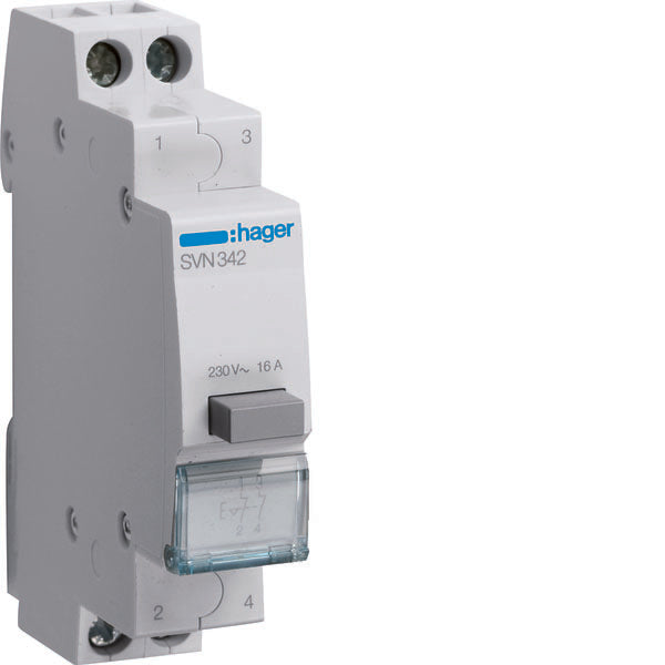 HAG SVN342 1 BOUTON-POUSSOIR NON LUMINEUX AVEC MAINTIEN 2NC 1M