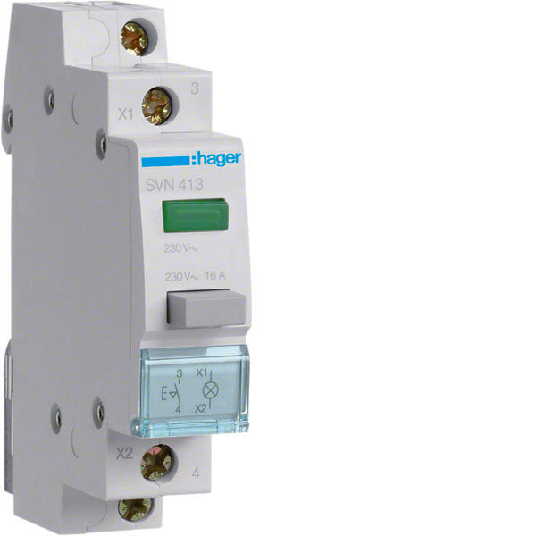 HAG SVN413 1 BOUTON DE RETENUE VERT CLAIR 1NO 1M