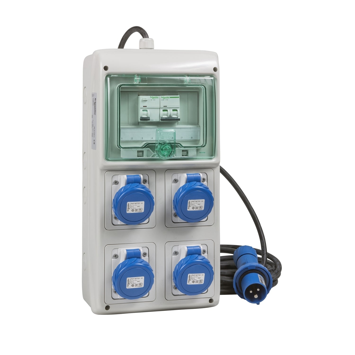 SNR 10513 PANNEAU ECS MOB IP65 4 PRISES INC