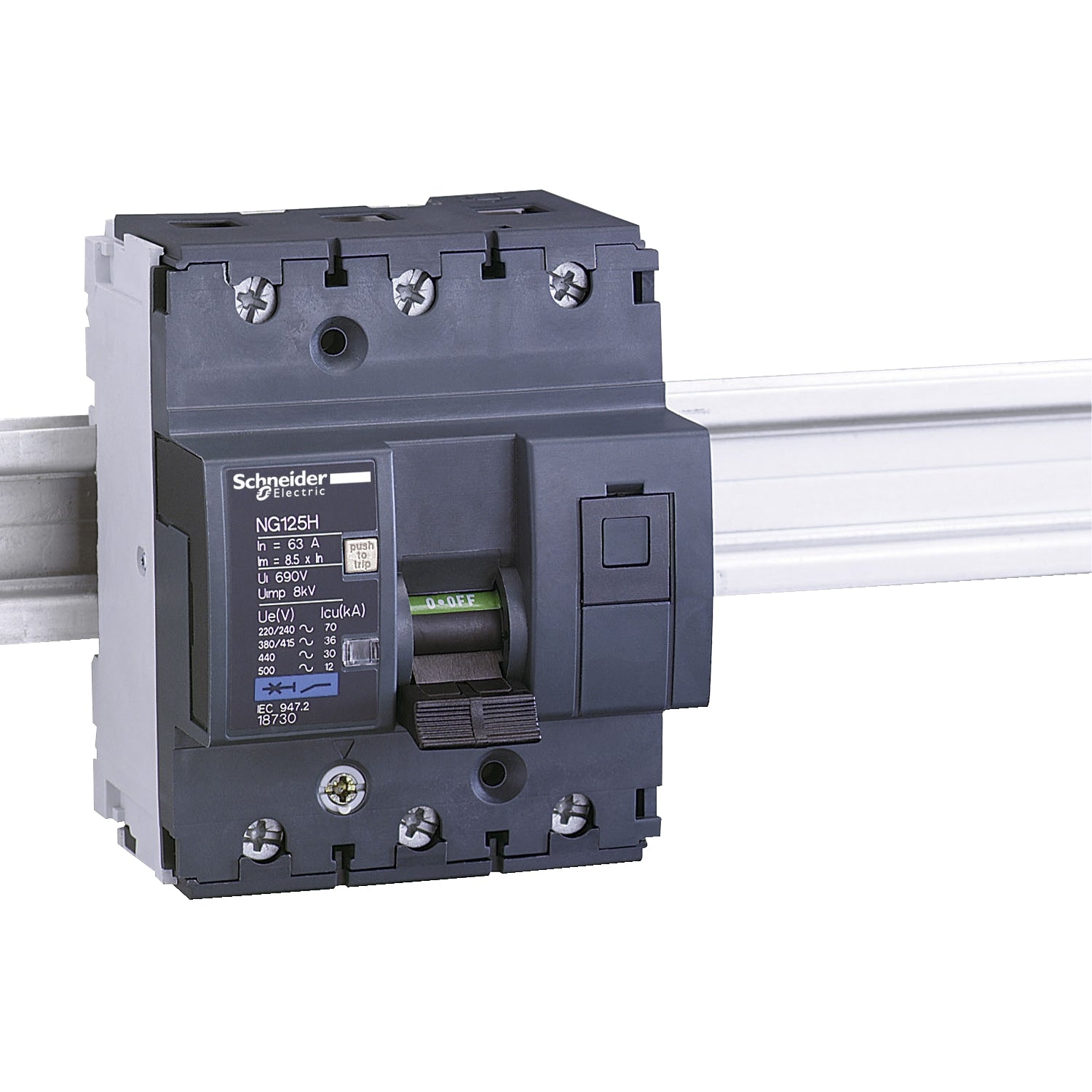 SNR 18723 Magnéto Int NG125H 3P C 10A 36kA