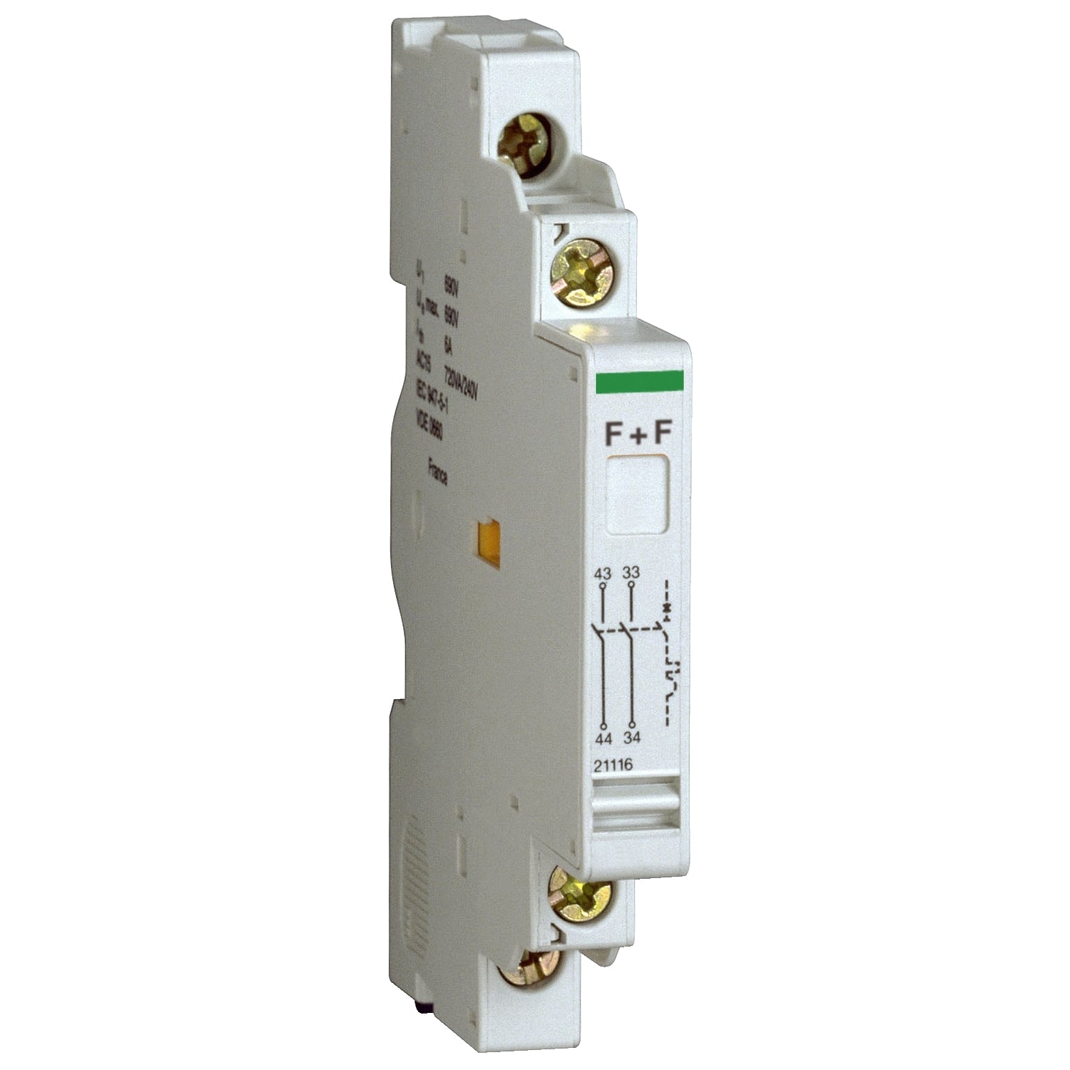 SNR 21116 Contact auxiliaire F+F pour P25M