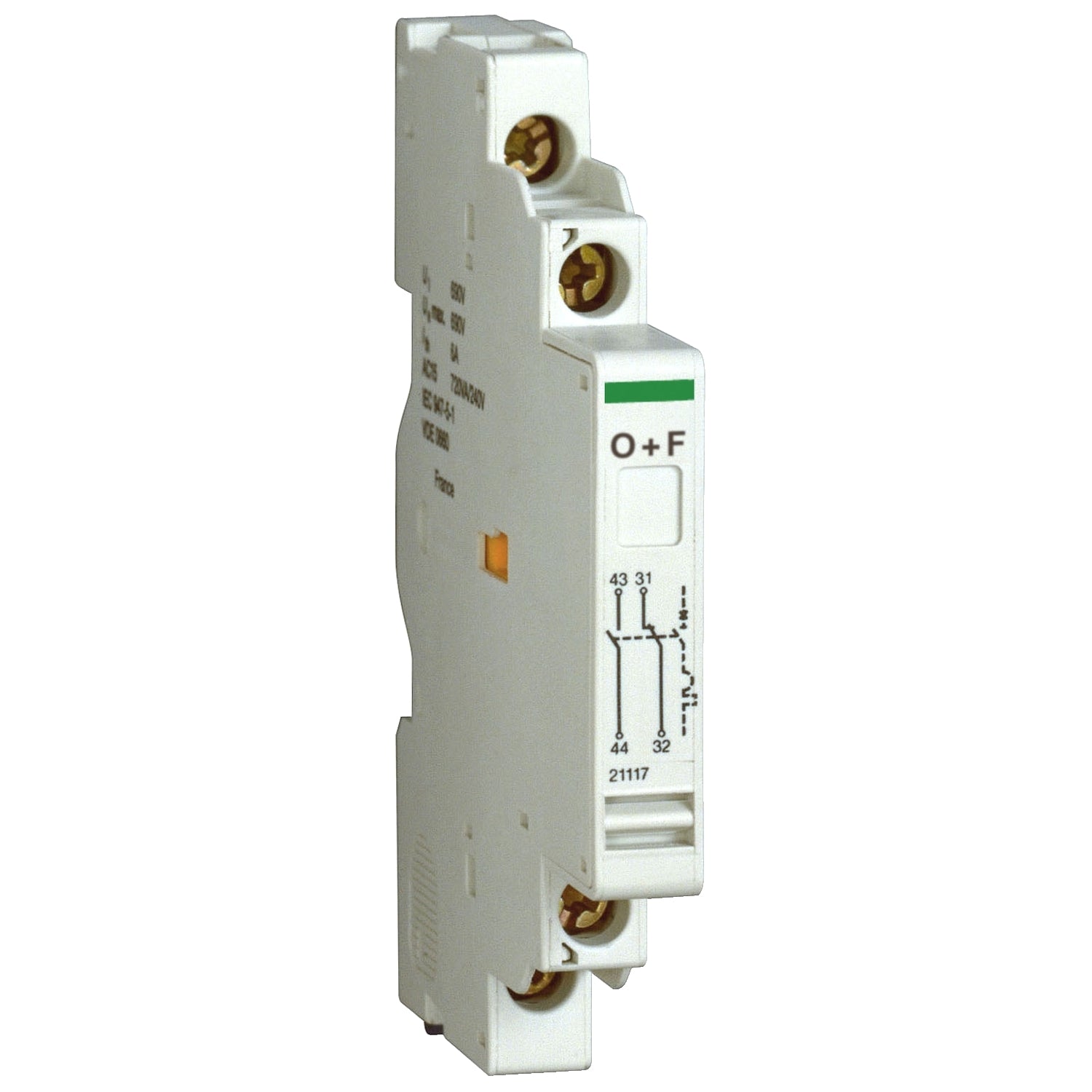SNR 21117 Contact auxiliaire O+F pour P25M