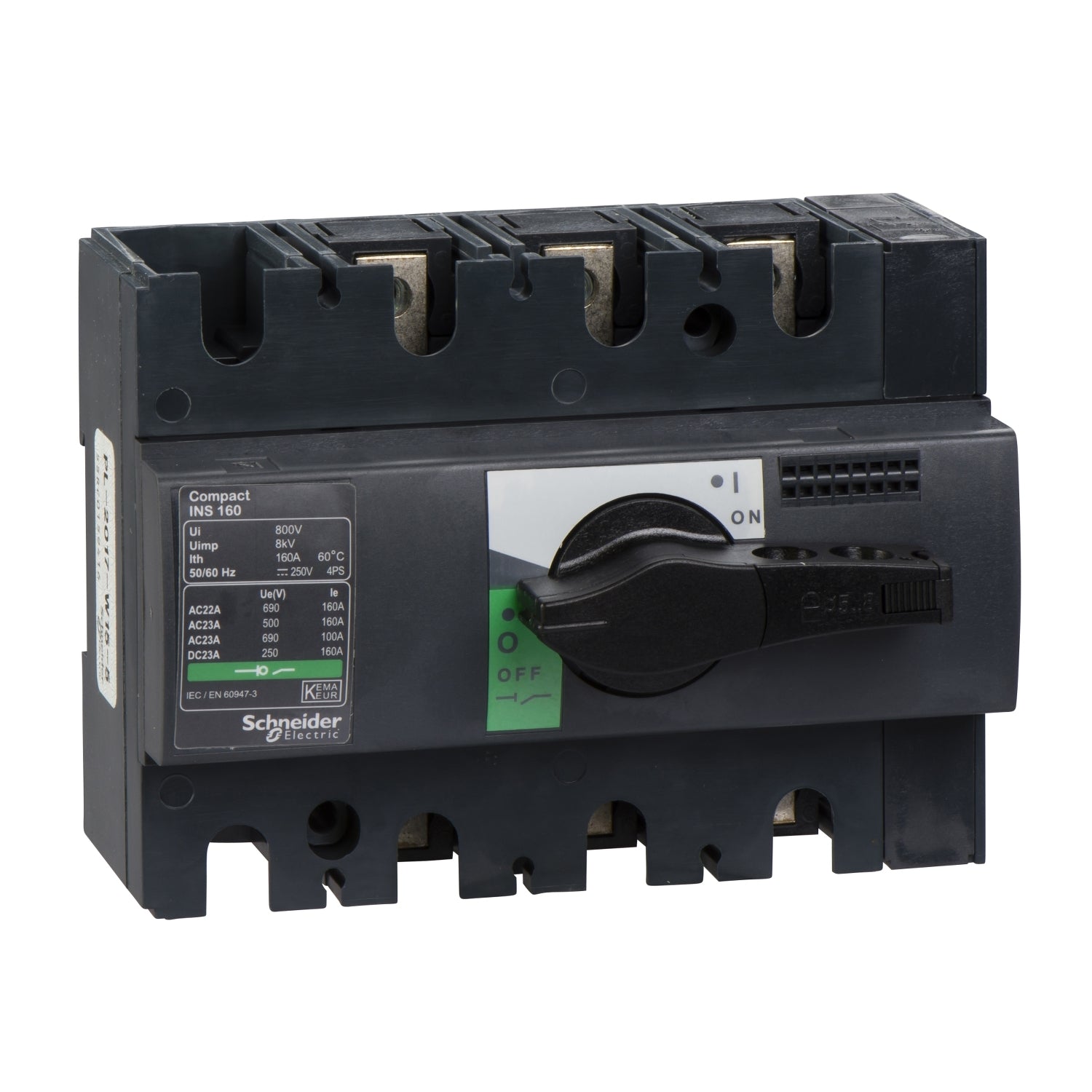 SNR 28912 INS160 3P bouton noir