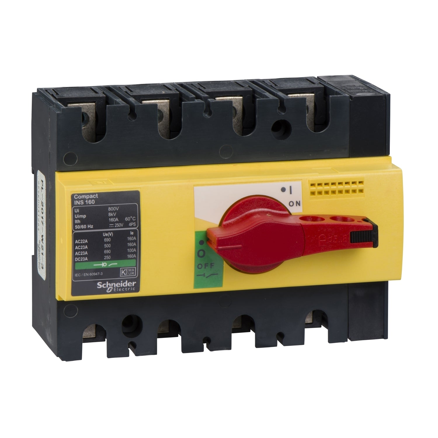 SNR 28929 INS160 4P bouton rouge