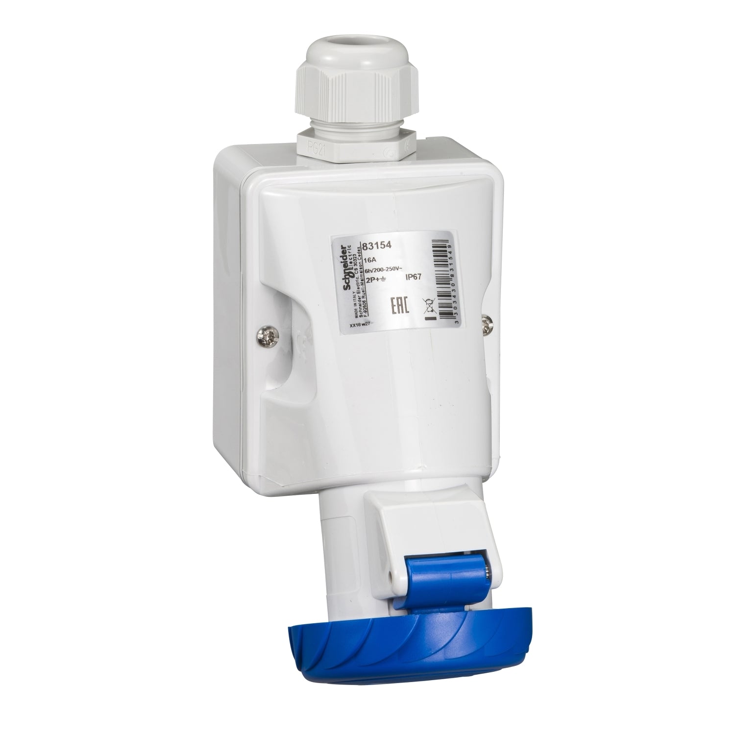 SNR 83154 PRISE PAR IP67 2PT 16A 220V