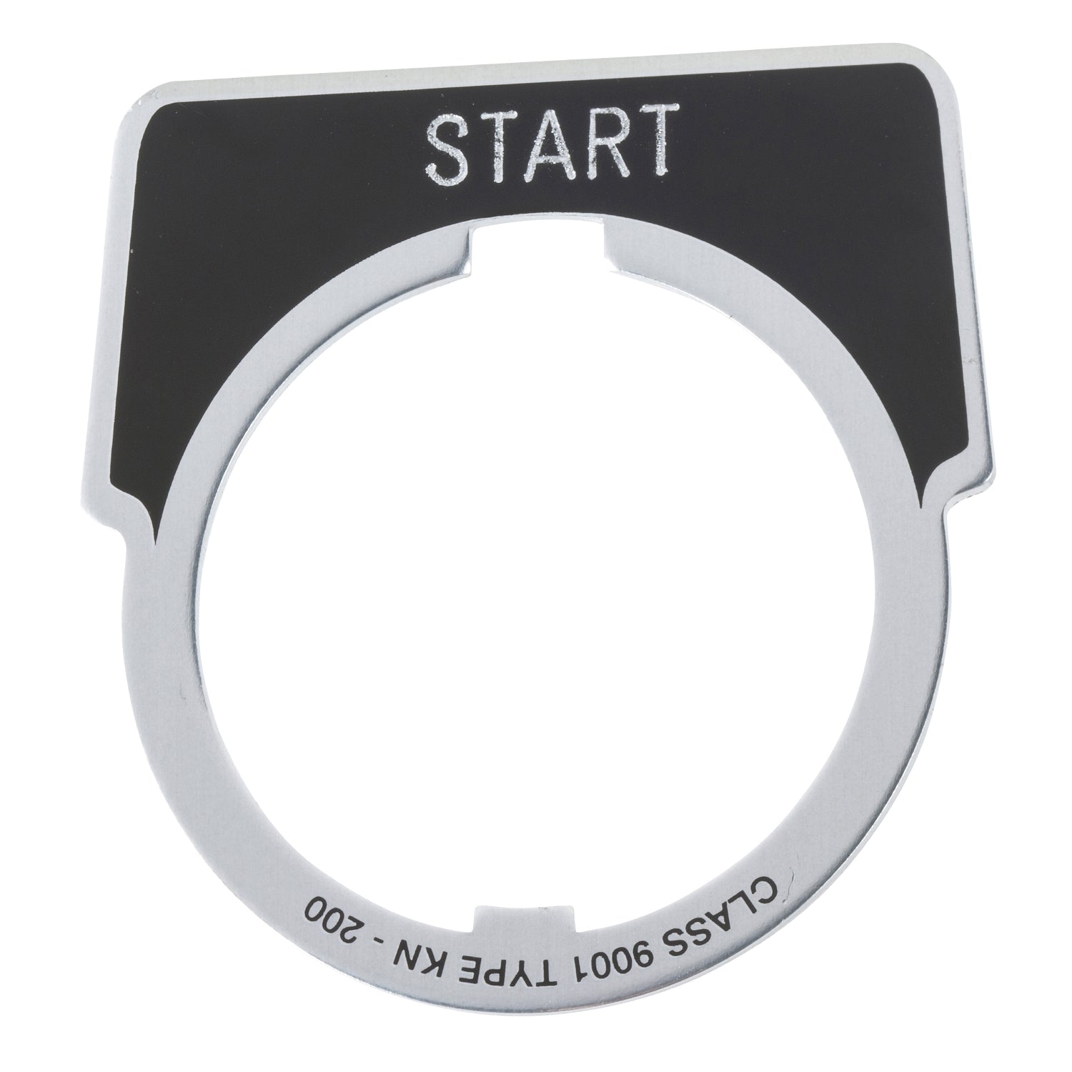 Etiquette 'START' SNR 9001KN201