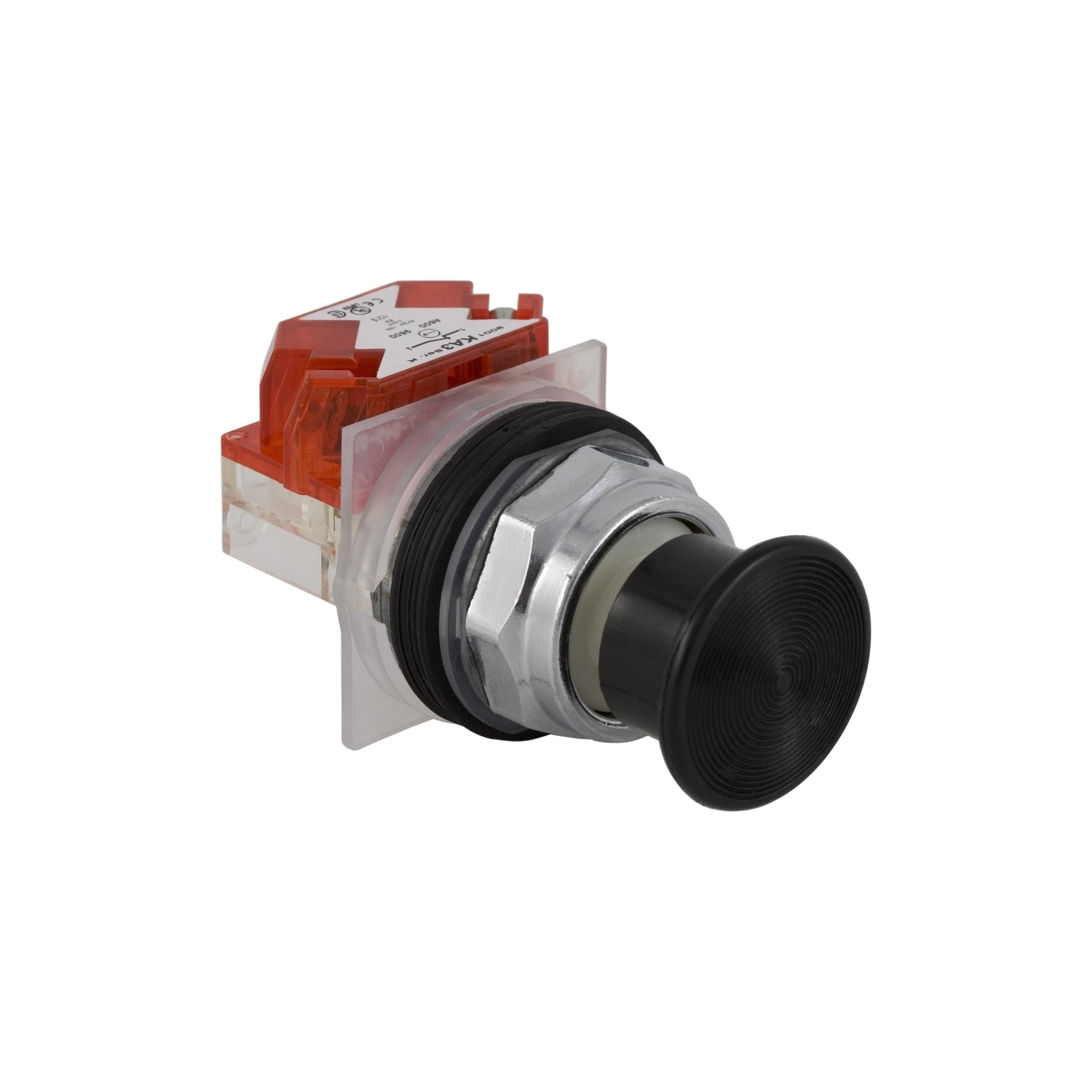 SNR 9001KR24BH13 poussoir coup de poing NC+NO noir