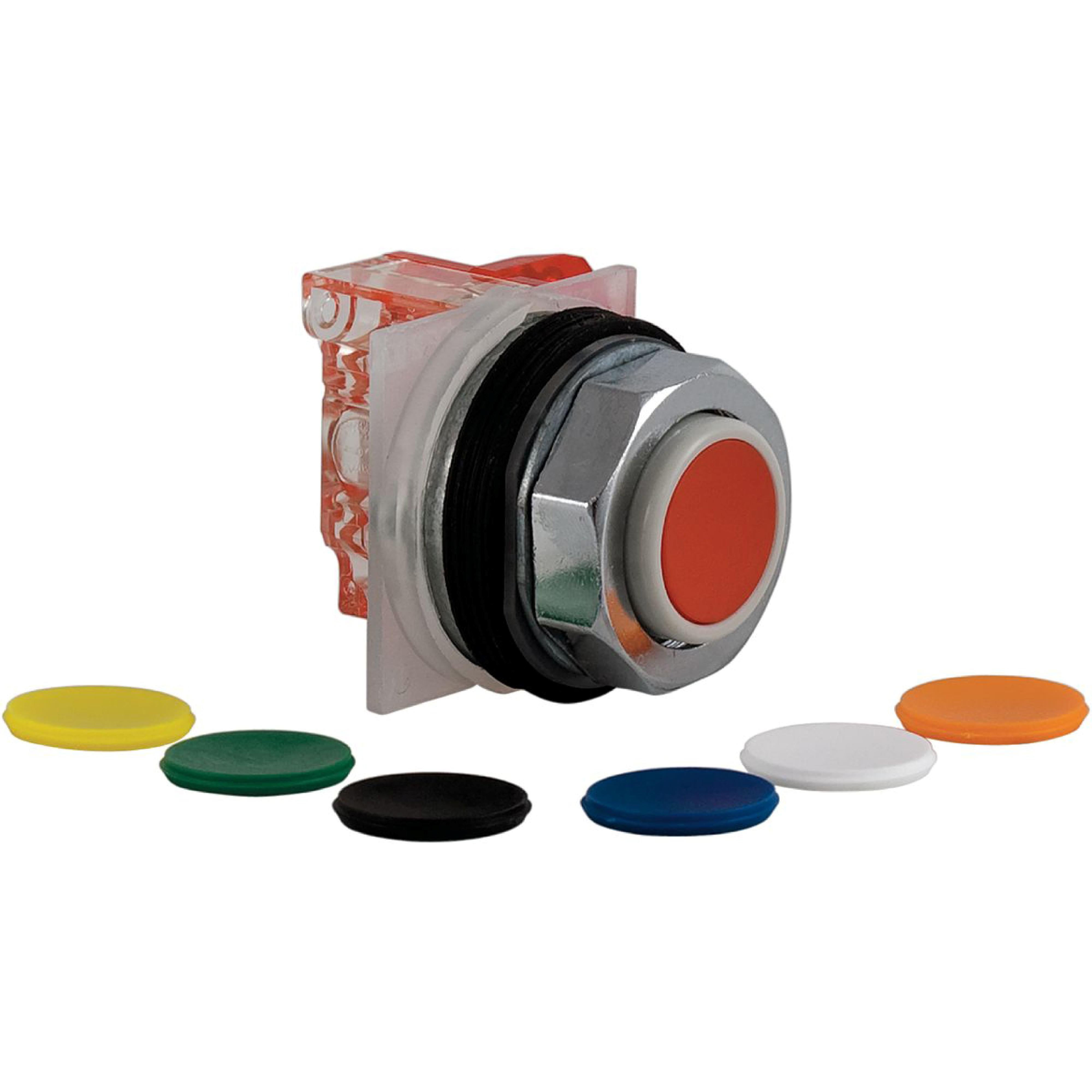 SNR 9001KR3UH13 NF+NO bouton poussoir 7 couleurs
