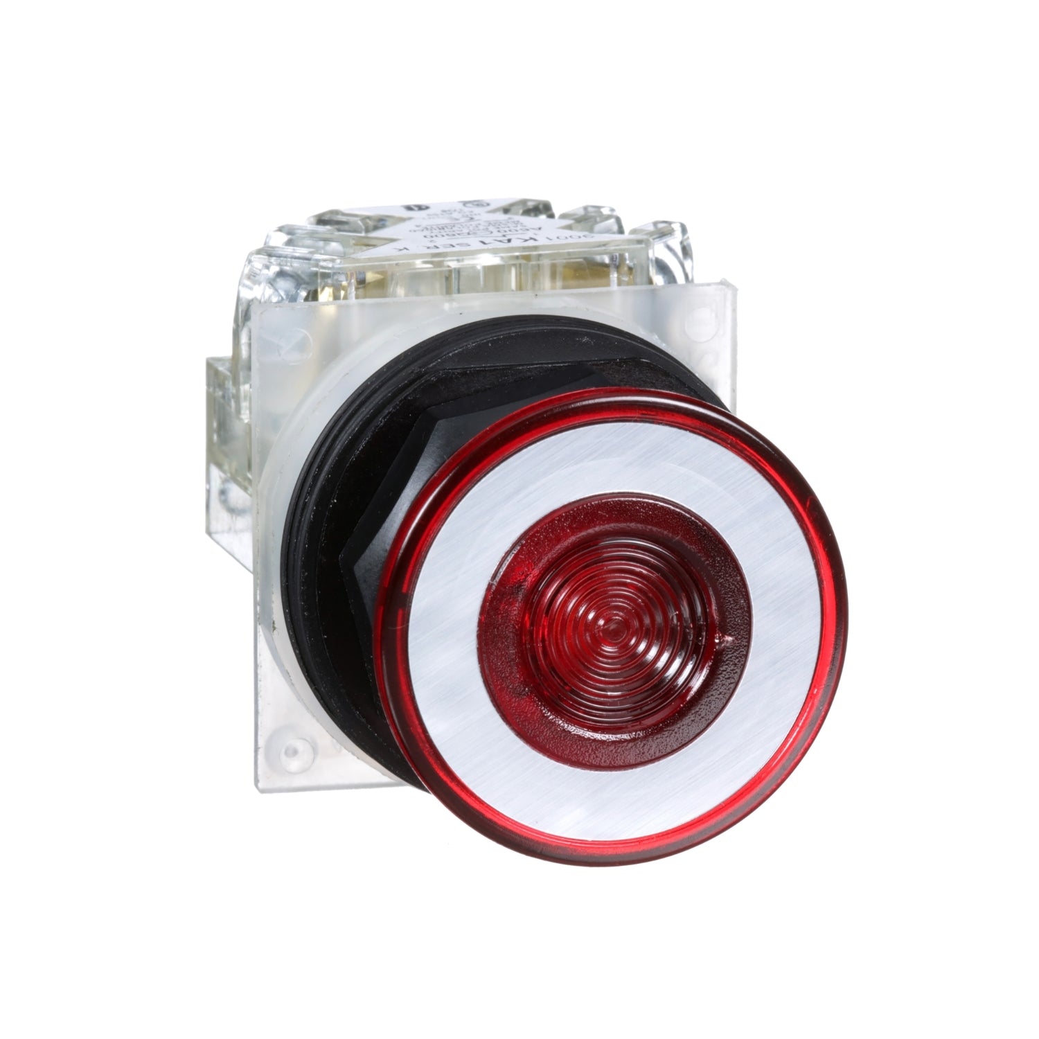 SNR 9001SKR9RH13 Poussoir coup de poing rouge NC+NO