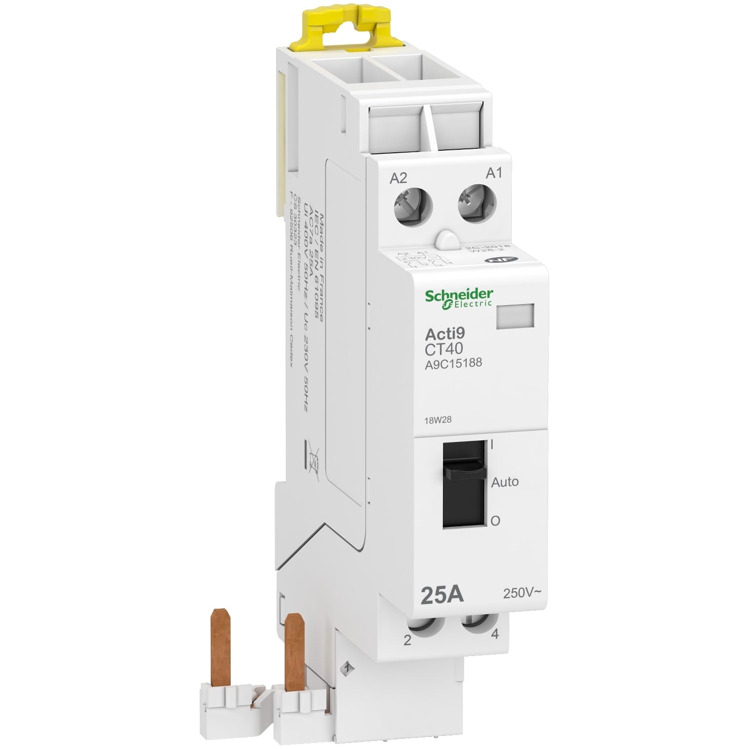 SNR A9C15188 Cont CT40 2NO 25A com 230Vac homme