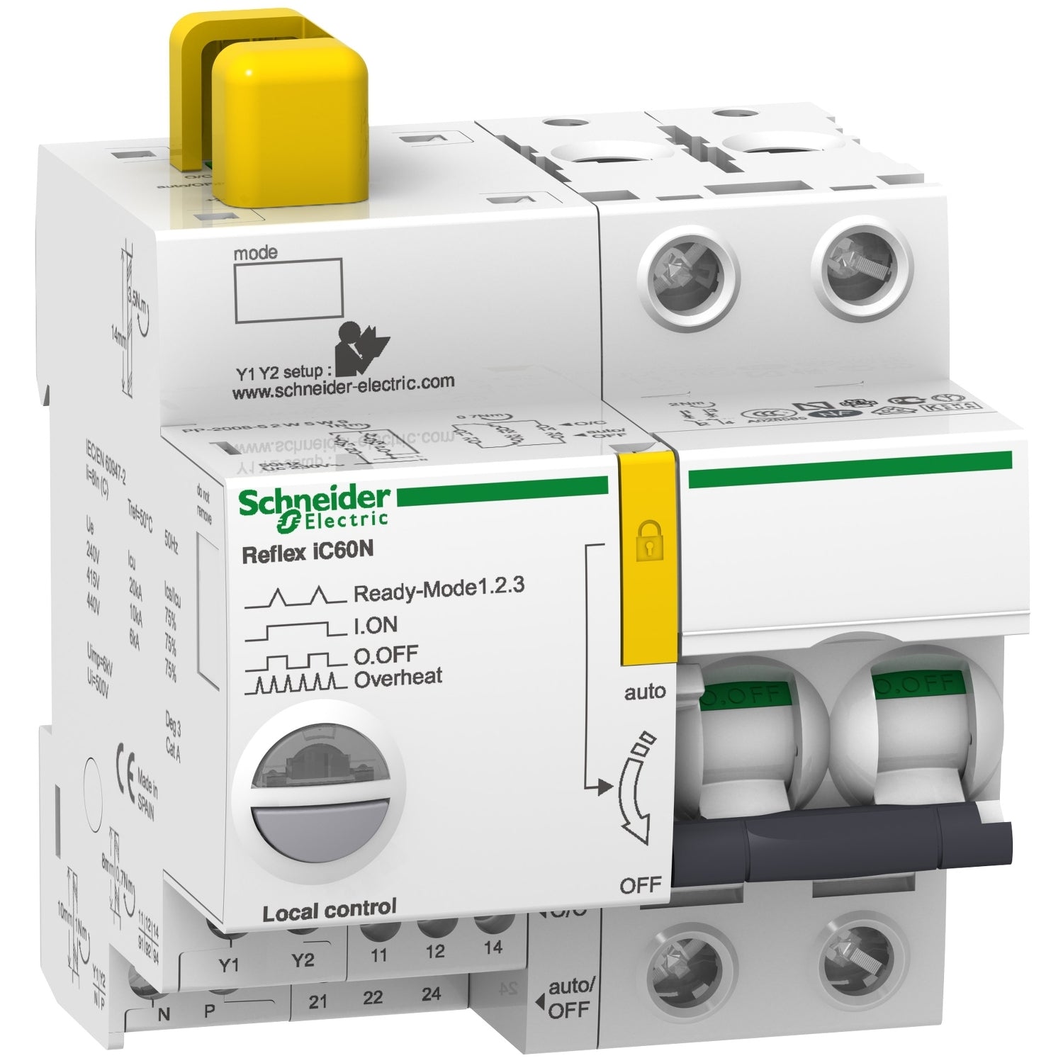 SNR A9C61240 Reflex iC60N 2P B 40A 10kA Ti24